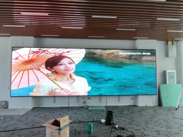 任丘P1.53led小间距屏安装案例